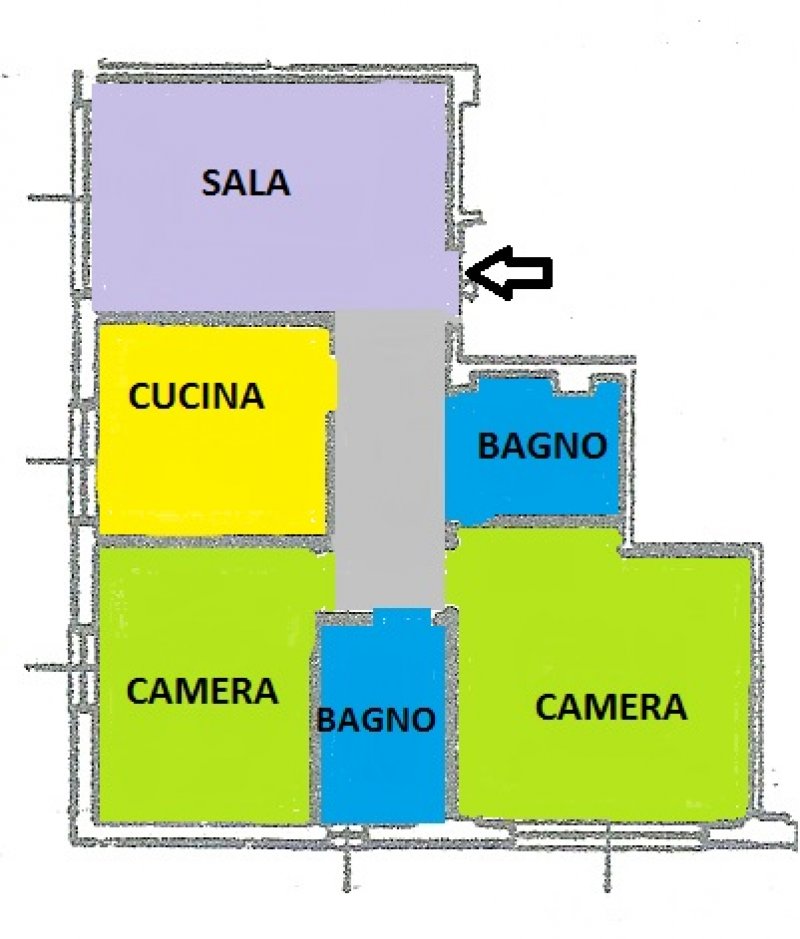 Appartamento in Via Bastia Croce di Casalecchio a Bologna in Vendita