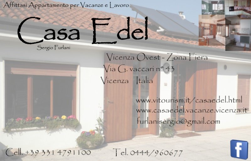 Casa vacanza quartiere Ferrovieri a Vicenza in Affitto