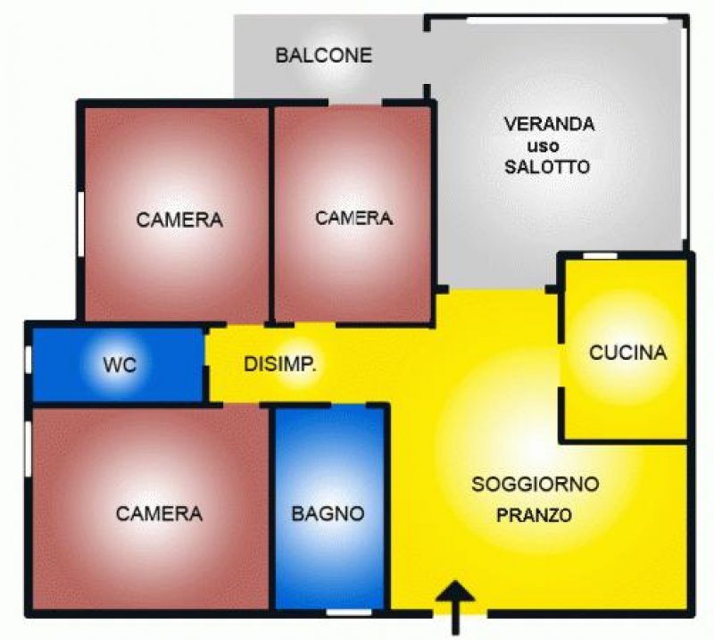 Appartamento Quartiere Terminetto a Lucca in Affitto