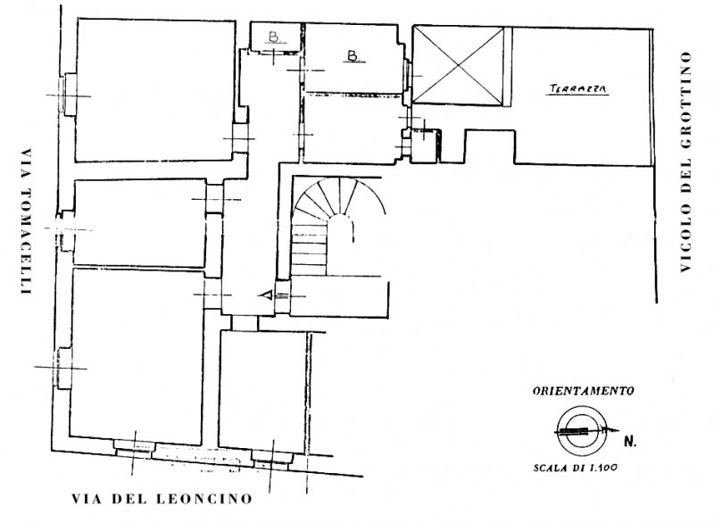 Appartamento in centro storico Via del Leoncino a Roma in Affitto