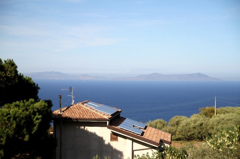 Zona Scafa villetta panoramica a schiera a Messina in Affitto
