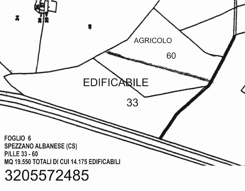 Terreno edificabili a Spezzano Albanese a Cosenza in Vendita