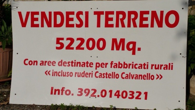 San Pietro al Tanagro terreno agricolo a Salerno in Vendita