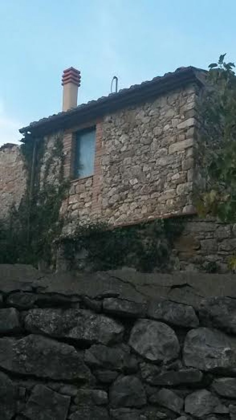 Roccalbegna rustico con muri e tetto restaurati a Grosseto in Vendita