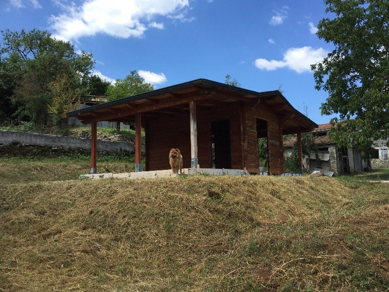 Matassa villetta in legno in fase di costruzione a Frosinone in Vendita