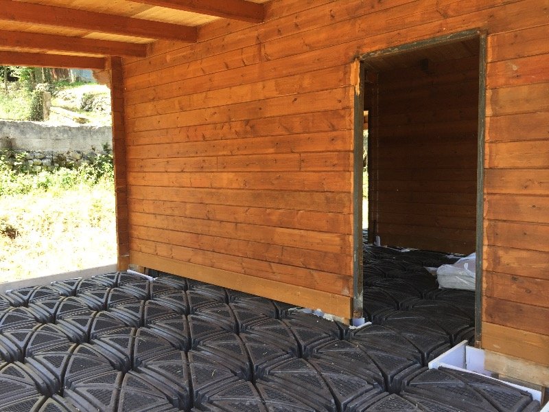Matassa villetta in legno in fase di costruzione a Frosinone in Vendita