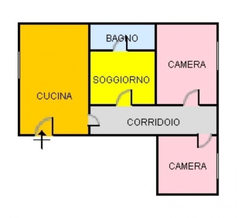 Cottanello appartamento al piano terra a Rieti in Vendita