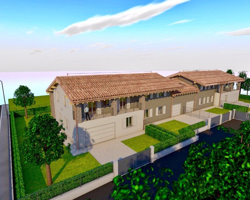Montecavolo villa abbinata ad angolo a Reggio nell'Emilia in Vendita