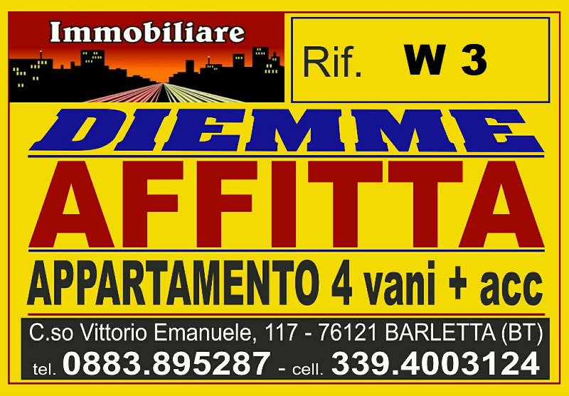 Barletta zona centrale appartamento a Barletta-Andria-Trani in Affitto