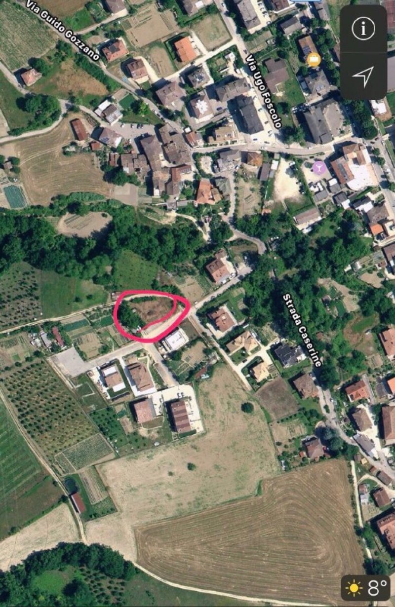Lotto edificabile sito in Roccafluvione a Ascoli Piceno in Vendita