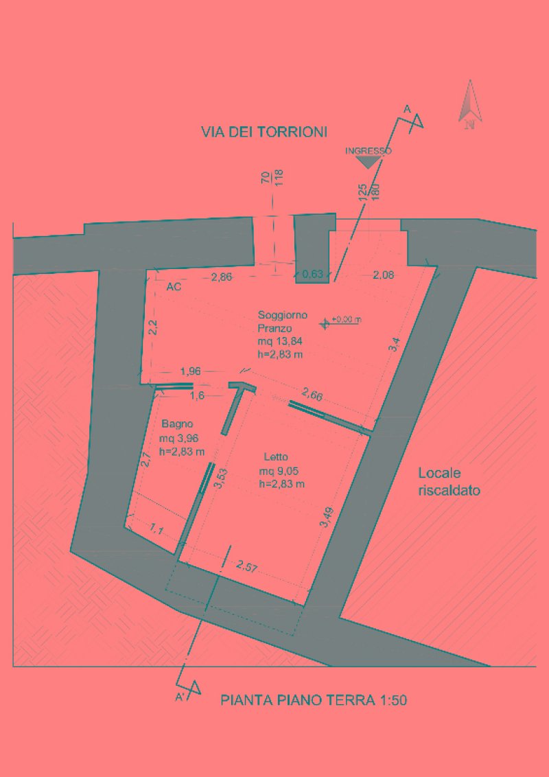 Narni centro storico bilocale a Terni in Affitto