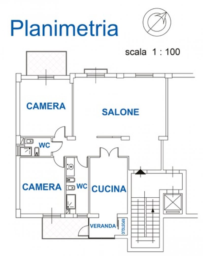 Palermo appartamento zona Leonardo da Vinci a Palermo in Vendita