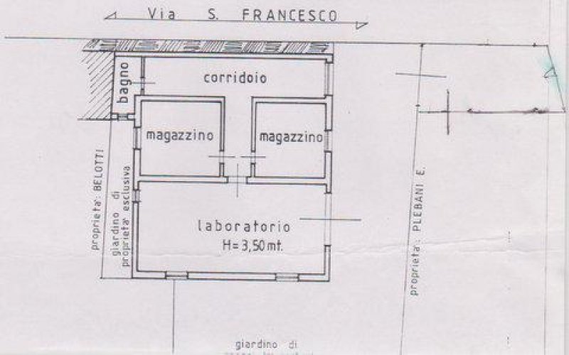 Castelli Calepio locale per uso laboratorio a Bergamo in Affitto