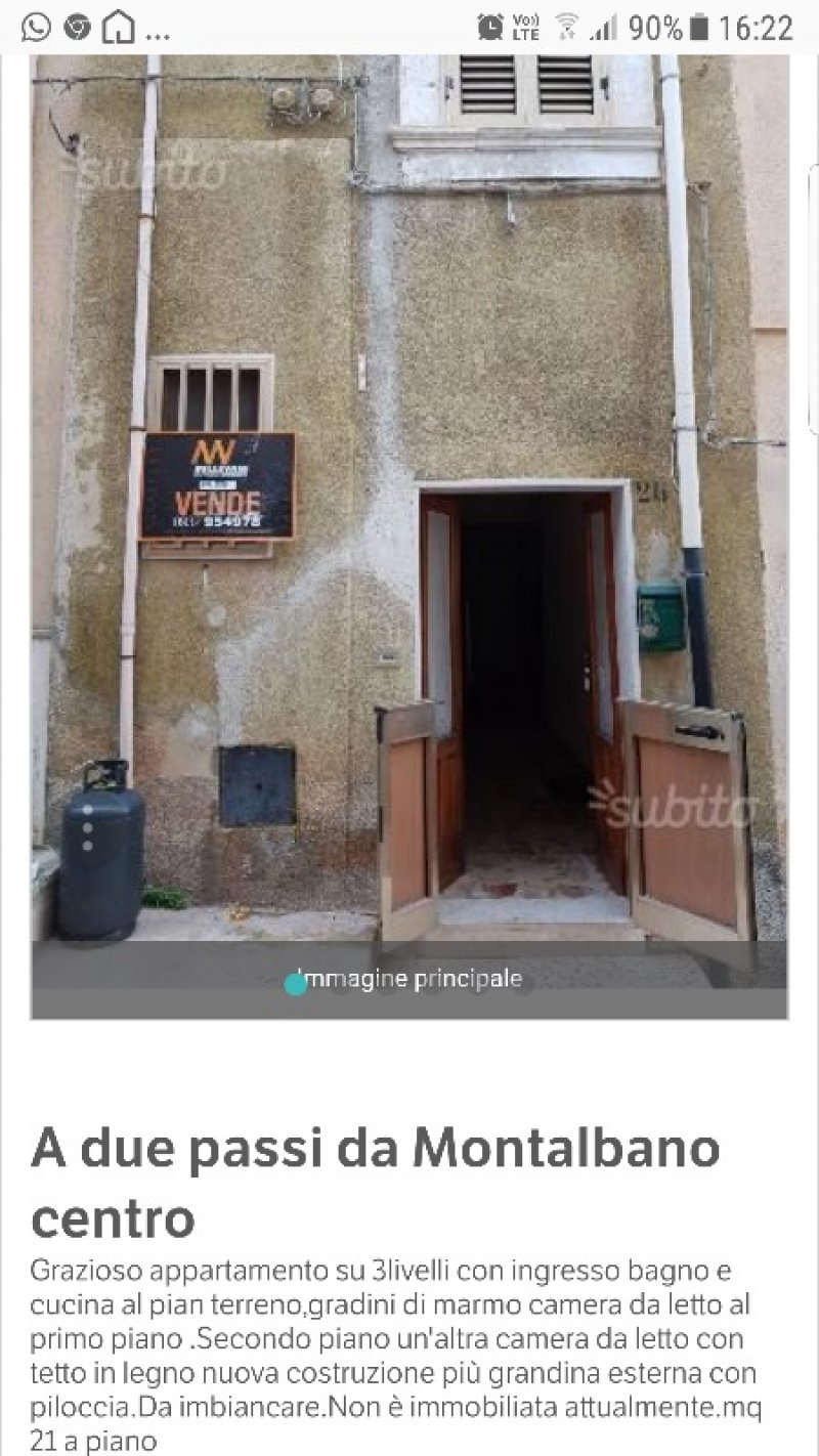 Casa vicino centro storico di Scicli a Ragusa in Vendita