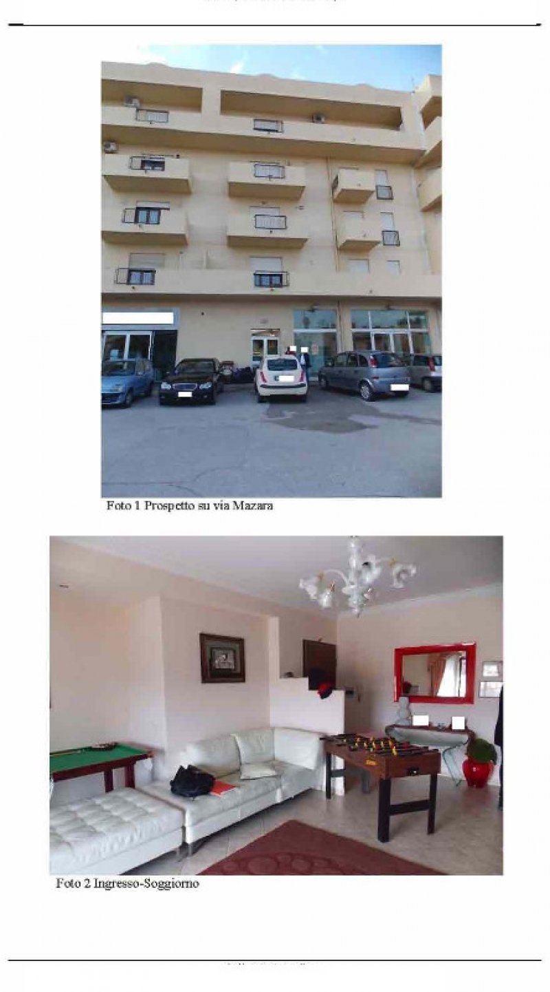 Appartamento pi posto auto coperto a Marsala a Trapani in Vendita