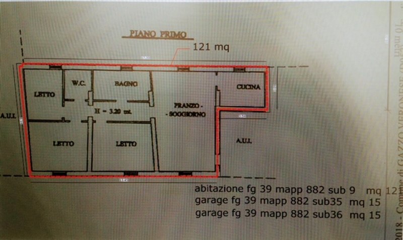 Gazzo Veronese appartamento in una corte rurale a Verona in Vendita