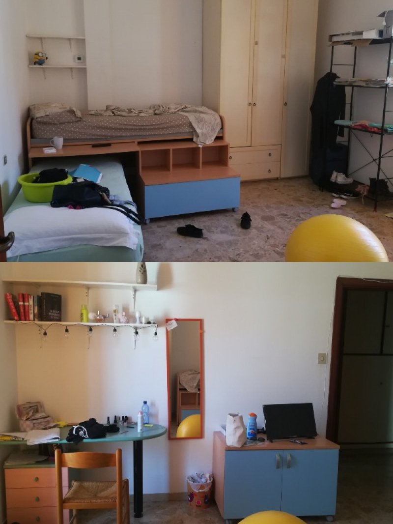 Pescara appartamento con luminose stanze singole a Pescara in Affitto