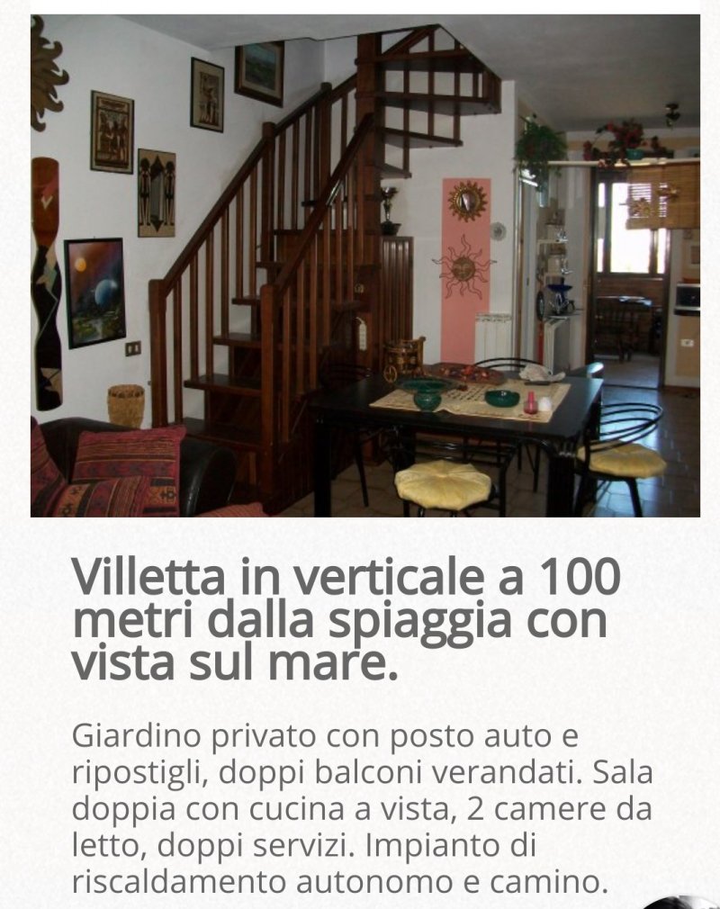 Comacchio villetta in verticale fronte mare a Ferrara in Vendita