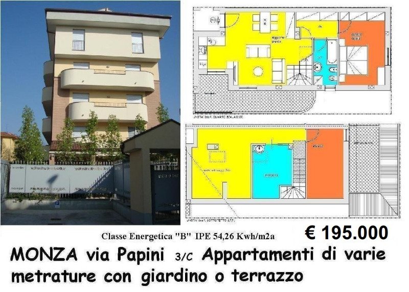 Lissone appartamenti a norma risparmio energetico a Monza e della Brianza in Vendita