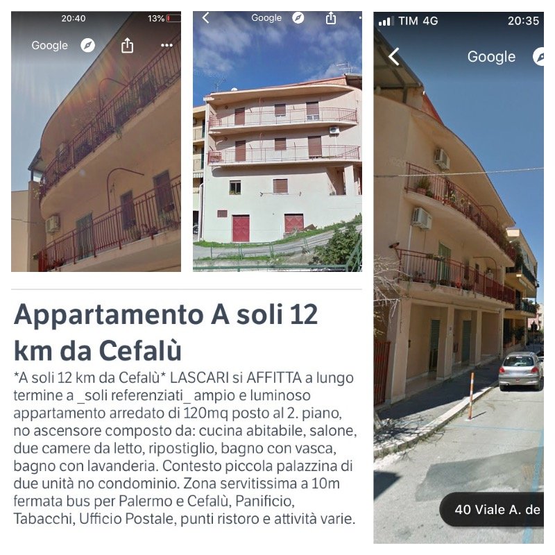 Cefal appartamento arredato a Palermo in Affitto