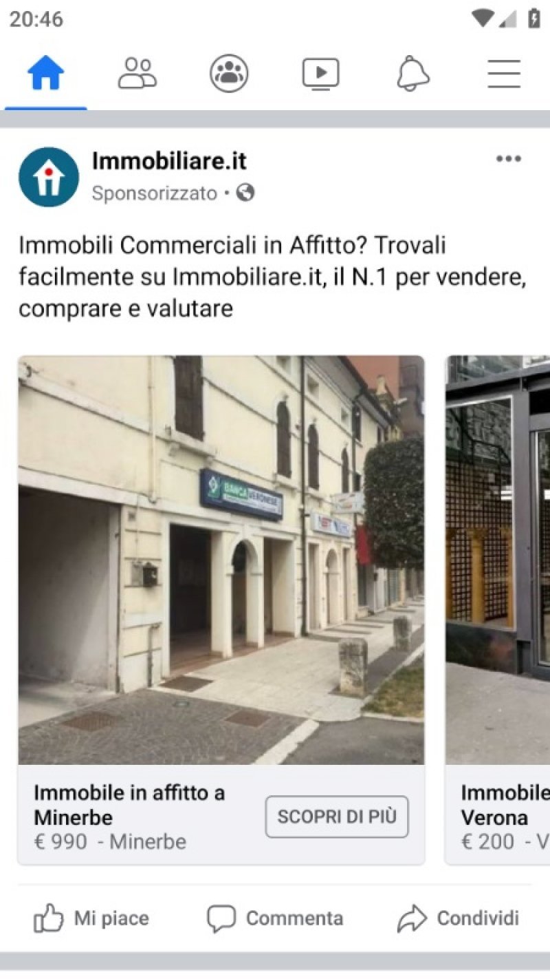 Minerbe locale commerciale appena ristrutturato a Verona in Affitto
