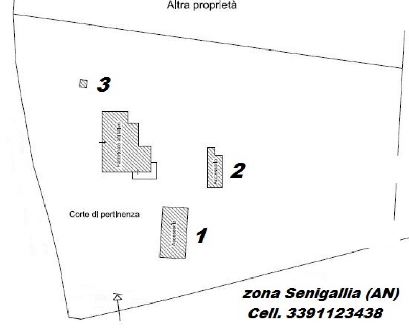casa indipendente da ricostruire a Senigallia a Ancona in Vendita