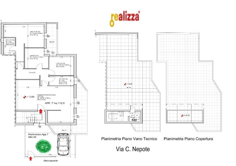 Lecce zona Castromediano appartamento quadrilocale a Lecce in Vendita