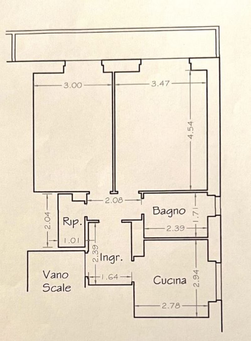 Rapallo appartamento ampio bilocale a Genova in Vendita