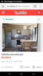 Annuncio vendita Velletri villetta open space