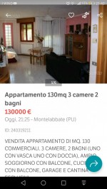 Annuncio vendita Pesaro appartamento 5 vani