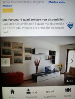 Annuncio affitto Bergamo trilocale per affitti brevi