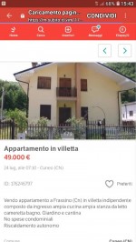 Annuncio vendita Frassino appartamento in villetta