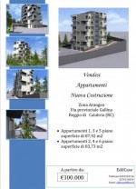 Annuncio vendita Reggio Calabria appartamenti ancora da costruire